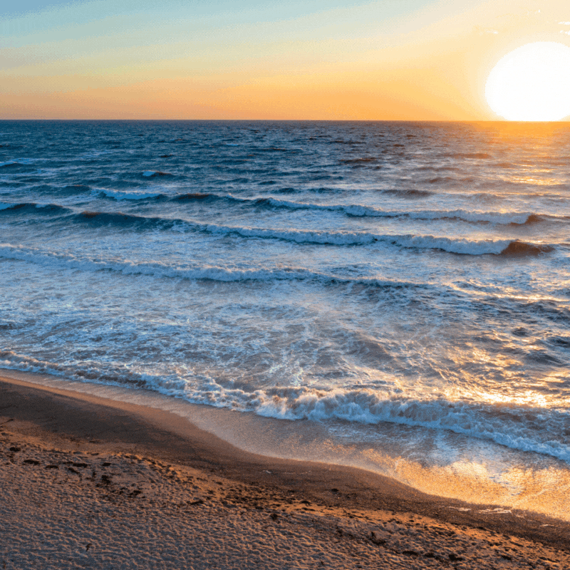 good morning beach sunrise gif
