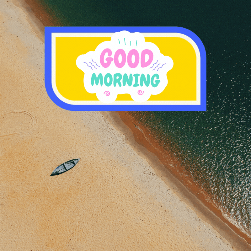 good morning beach images gif